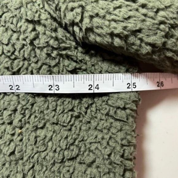 Alpine Sherpa Olive Green XL 1/4 Zip Fleece Pullover Jacket - Picture 6 of 7